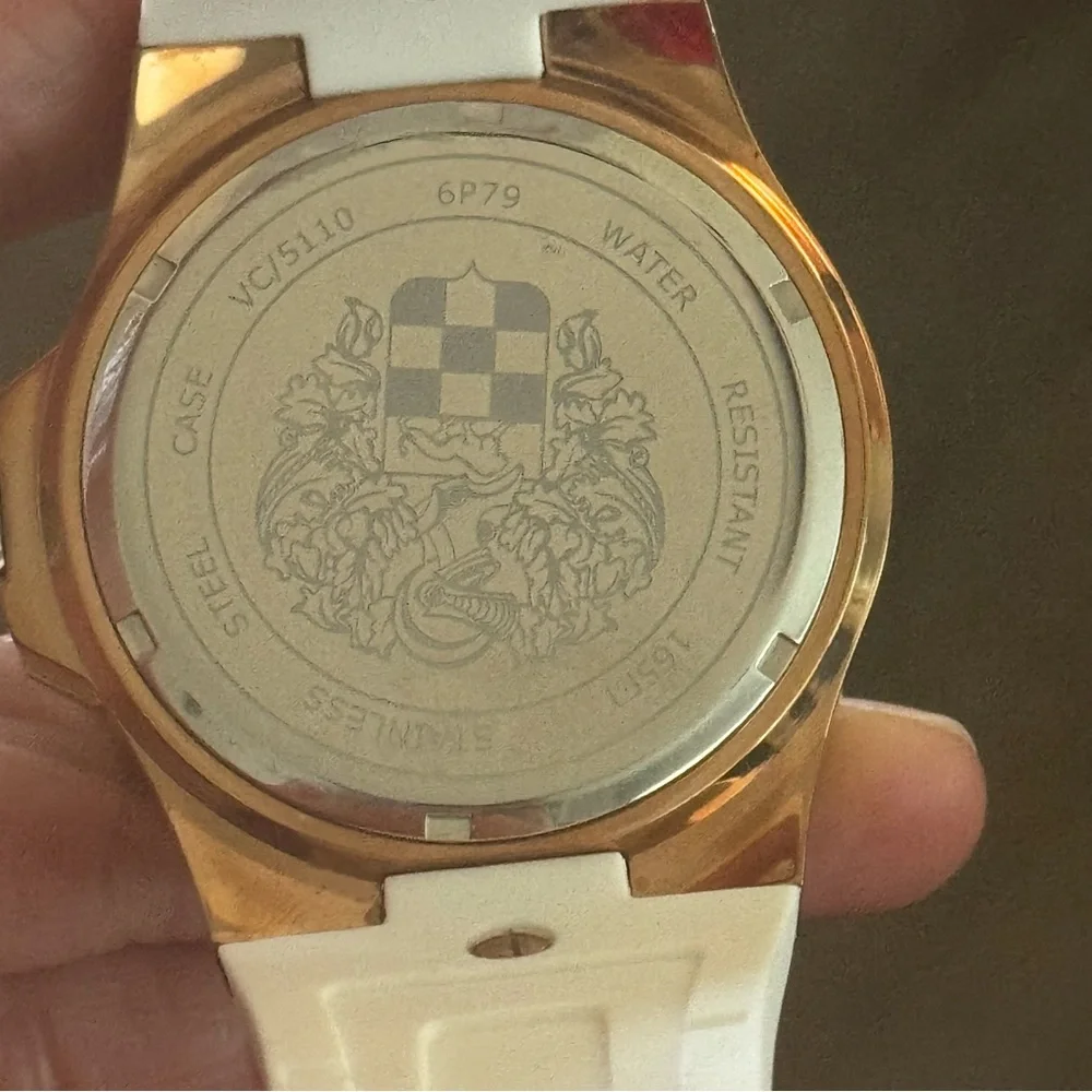 Vince Camuto White & Rose‎ Gold Watch